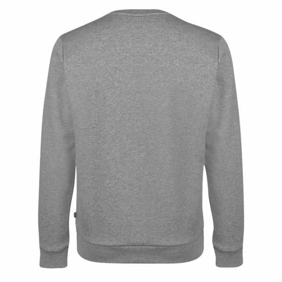 Puma Мъжки Пуловер Обло Деколте No1 Crew Sweater Mens Grey Мъжки пуловери и жилетки