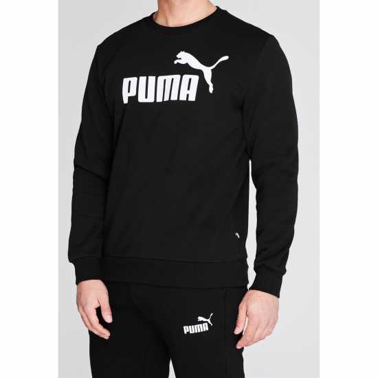 Мъжки горнища на анцуг Puma Мъжки Пуловер Обло Деколте No1 Crew Sweater Mens Черно Puma Мъжки Пуловер Обло Деколте No1 Crew Sweater Mens Черно Мъжки горнища на анцуг