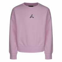 Air Jordan Crew Sweat Jng99 Pink/Black Детски горнища и пуловери