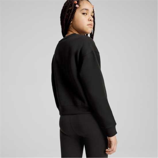 Puma Kids' Squad Crew Sweatshirt Черно Пума Puma Kids' Squad Crew Sweatshirt Черно Пума
