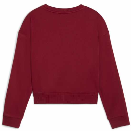 Puma Kids' Squad Crew Sweatshirt Интензивно червен Puma Kids' Squad Crew Sweatshirt Интензивно червен