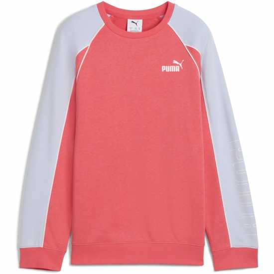 Puma Kids' Sport Crew Sweatshirt Праскова 