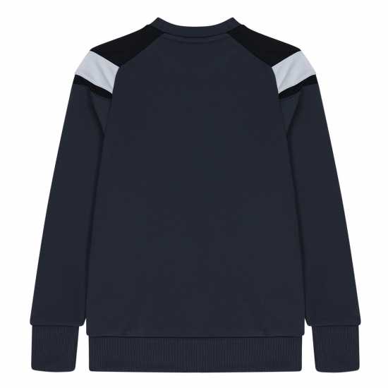 Umbro Poly Fleece Sweater Juniors Carbon/Black Детски горнища и пуловери