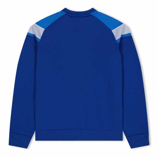 Umbro Poly Fleece Sweater Juniors Royal/Ibiza Blu Детски горнища и пуловери