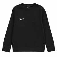 Nike Club 19 Crew Fleece Sweater Black/White Детски горнища и пуловери