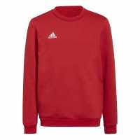 Adidas Ent22 Sweater Juniors Red Детски горнища и пуловери