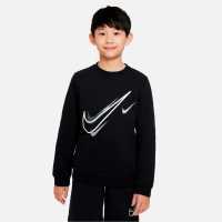 Nike Sos Crew Sweater Junior Boys Black Детски горнища и пуловери