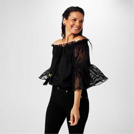 Biba Дамски Топ Bardot Top  Дамски ризи и тениски