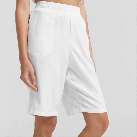 Be You Linen Tailored Shorts Бяло Be You Linen Tailored Shorts Бяло
