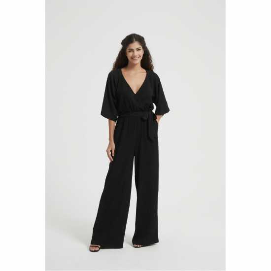 Дамски поли и рокли Be You Crinkle Jumpsuit Черно Be You Crinkle Jumpsuit Черно Дамски поли и рокли
