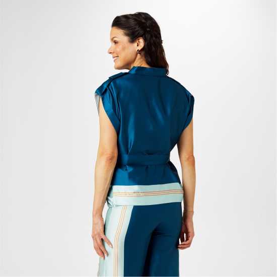 Biba Border Print Top  Дамски ризи и тениски