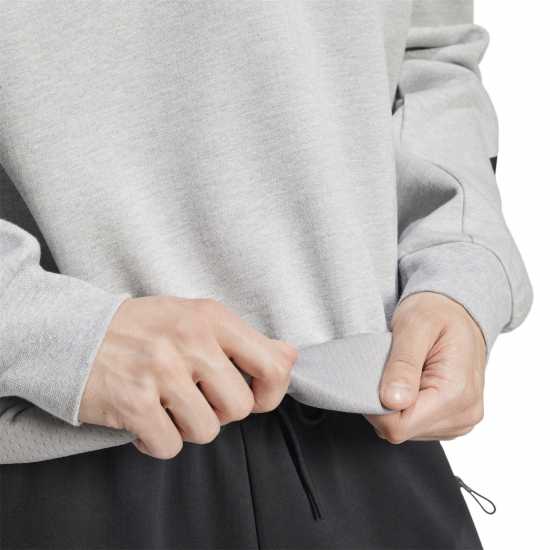 Adidas Мъжка Блуза Обло Деколте Z.n.e. Crew Sweatshirt Mens Сива Хизър Мъжки горнища на анцуг