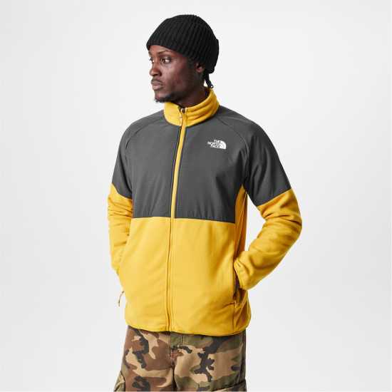 Мъжки Полар С Цип The North Face Glacier Heavyweight Full-Zip Fleece Mens Куркума/Асфалт Мъжки полар