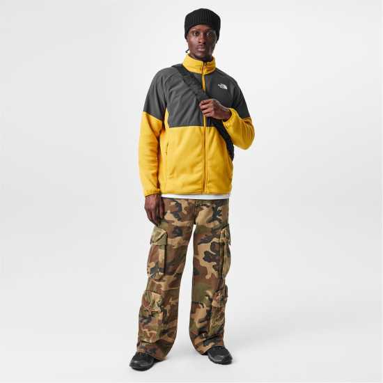 Мъжки Полар С Цип The North Face Glacier Heavyweight Full-Zip Fleece Mens Куркума/Асфалт Мъжки полар