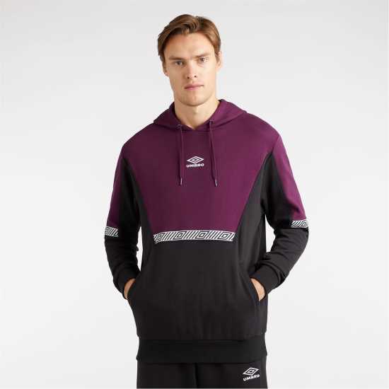 Umbro Style Club Hoodie Черно/Лилаво 