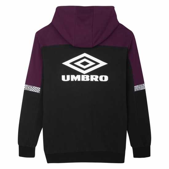 Umbro Style Club Hoodie Черно/Лилаво 