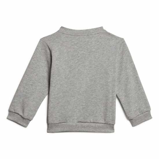 Adidas Infants Bos Jog French Terry Set Сиво/Бяло Детски спортни екипи