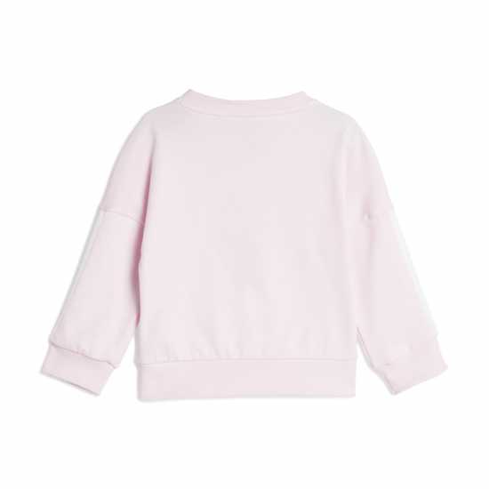 Adidas Infants Bos Jog French Terry Set Розово/Бяло Adidas Infants Bos Jog French Terry Set Розово/Бяло