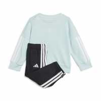 Adidas Infants Bos Jog French Terry Set Мента/Бяло Adidas Infants Bos Jog French Terry Set Мента/Бяло