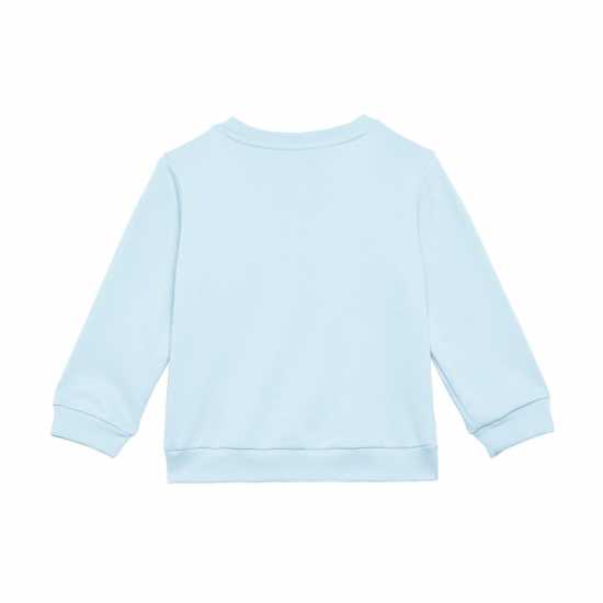 Adidas Infants Bos Jog French Terry Set Небесно син/Бял Детски спортни екипи