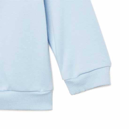 Adidas Infants Bos Jog French Terry Set Небесно син/Бял Детски спортни екипи