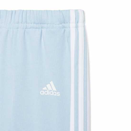 Adidas Infants Bos Jog French Terry Set Небесно син/Бял Детски спортни екипи