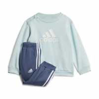 Adidas Infants Bos Jog French Terry Set Мента/Бяло Детски спортни екипи