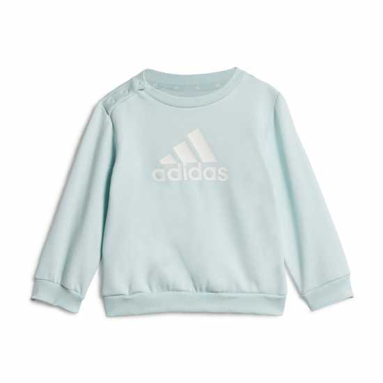 Adidas Infants Bos Jog French Terry Set Мента/Бяло Детски спортни екипи