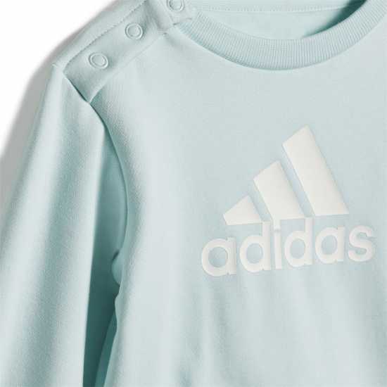 Adidas Infants Bos Jog French Terry Set Мента/Бяло Детски спортни екипи