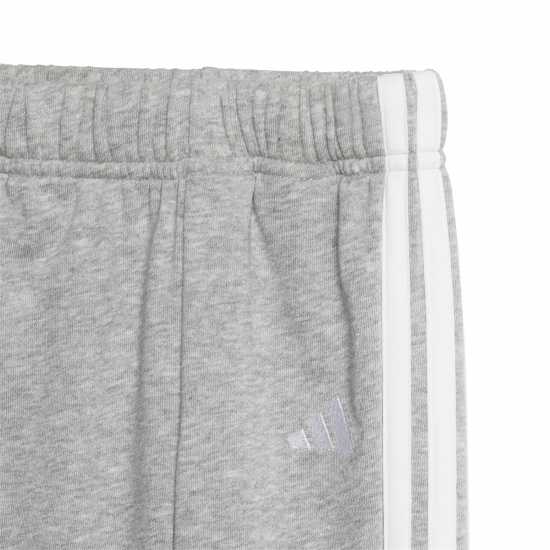 Adidas Infants Bos Jog French Terry Set Grey/White Детски спортни екипи