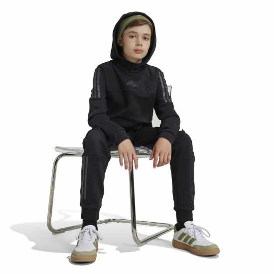 Детски суитчъри и блузи с качулки Adidas Utility Hoodie Juniors Черно Adidas Utility Hoodie Juniors Черно Детски суитчъри и блузи с качулки