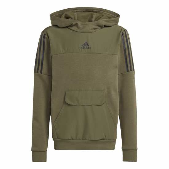 Adidas Utility Hoodie Juniors Хаки Детски суитчъри и блузи с качулки