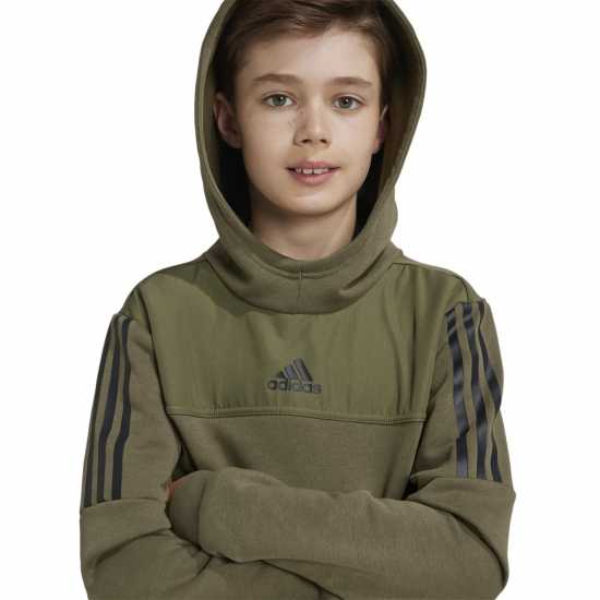 Adidas Utility Hoodie Juniors Хаки Детски суитчъри и блузи с качулки
