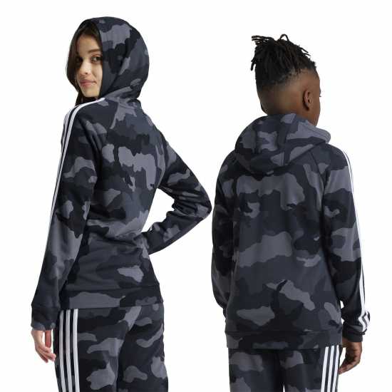 Adidas Junior Camo Hoodie  Детски суитчъри и блузи с качулки