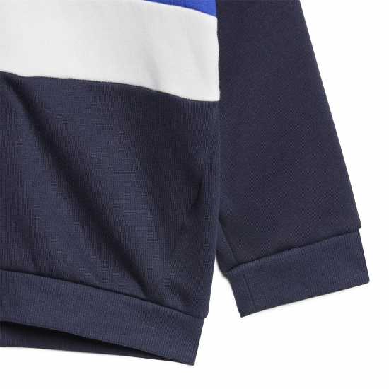Детски спортни екипи Adidas Екип Невръстни Деца Tiberio 3-Stripes Colorblock Fleece Track Suit Infants Синьо/Сиво Adidas Екип Невръстни Деца Tiberio 3-Stripes Colorblock Fleece Track Suit Infants Синьо/Сиво Детски спортни екипи