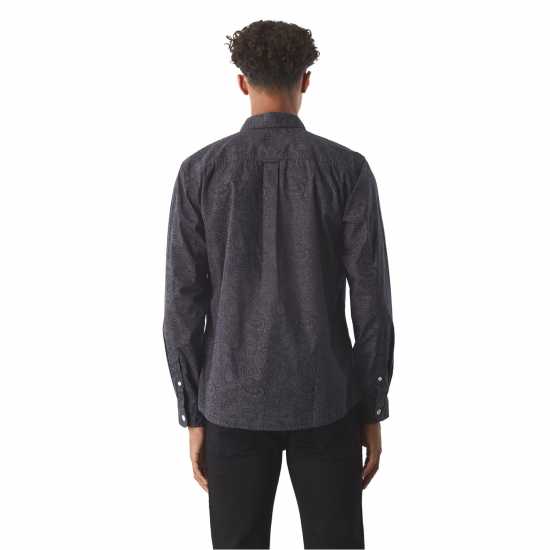 Pretty Green Мъжка Риза Pg Tonal Paisley Shirt  Мъжки ризи