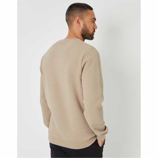 Threadbare Men's Crew Sweatshirt Камък Threadbare Men's Crew Sweatshirt Камък