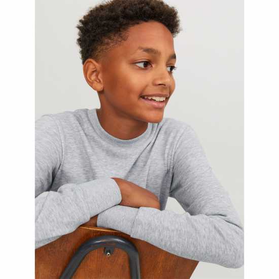 Jack And Jones Bradley Crew Sweatshirt Светло сива меланж Jack And Jones Bradley Crew Sweatshirt Светло сива меланж