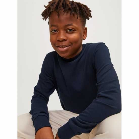 Jack And Jones Bradley Crew Sweatshirt Нави блейзър 