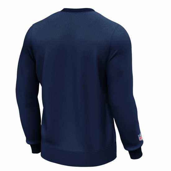Nfl Мъжка Блуза Обло Деколте Logo Crew Sweatshirt Mens Patriots Мъжки полар