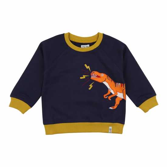 Lilly And Sid Dino Crew Sweatshirt  