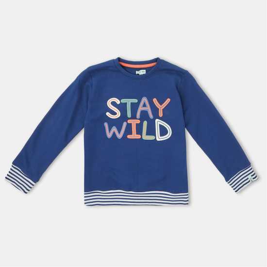 Lilly And Sid Stay Wild Crew Sweatshirt Многоцветно Lilly And Sid Stay Wild Crew Sweatshirt Многоцветно