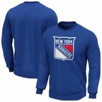 Спортна Блуза Nhl Logo Crew Sweatshirt NY Rangers Мъжки полар
