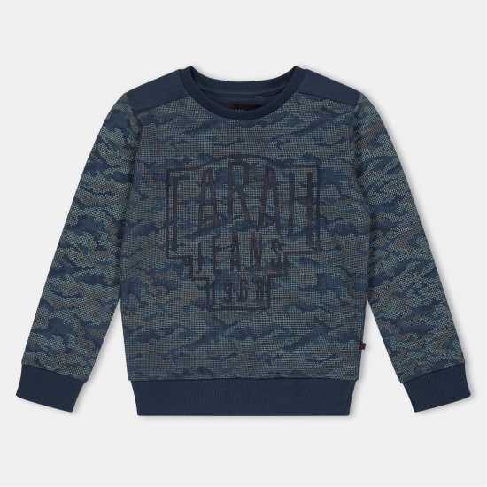 Farah Camo Crw Flce Jn99 Синьо състезание 