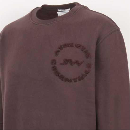 Jack Wills Boucle Crewneck Sn54 Black Coffee 