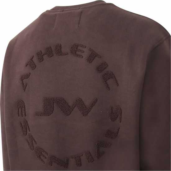 Jack Wills Boucle Crewneck Sn54 Black Coffee 