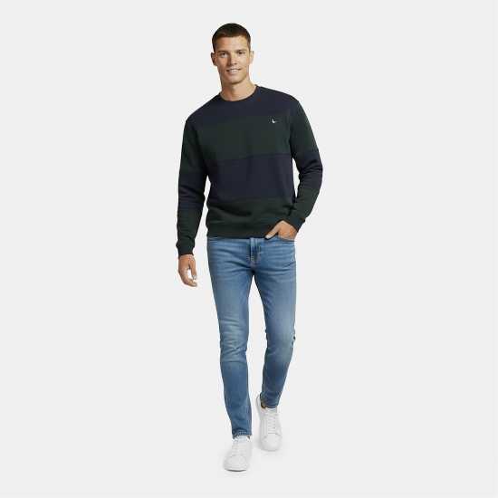Jack Wills Men's Lewis Cotton Long Sleeve Crew Sweatshirt  