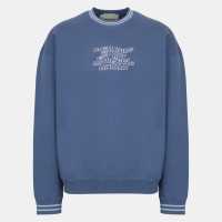 Jack Wills Tipped Graphiccrw Sn54 Steel Blue Jack Wills Tipped Graphiccrw Sn54 Steel Blue