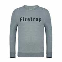 Firetrap Crew Sweatshirt  Мъжко облекло за едри хора