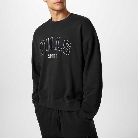 Jack Wills Boucle Graphic Crew Sweatshirt  Мъжки горнища на анцуг